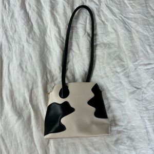 Leather Cow print purse